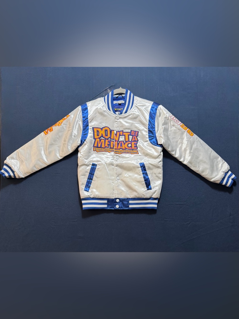 NWT Satin Size S Headgear Classics Don't Be A Menace Jacket